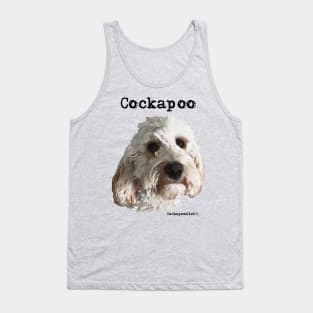 Champagne Blonde Cockapoo / Spoodle and Doodle Dog Tank Top